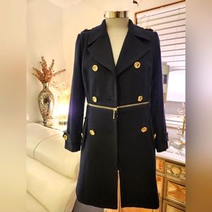 Military Style Navi Blue Coat  Small